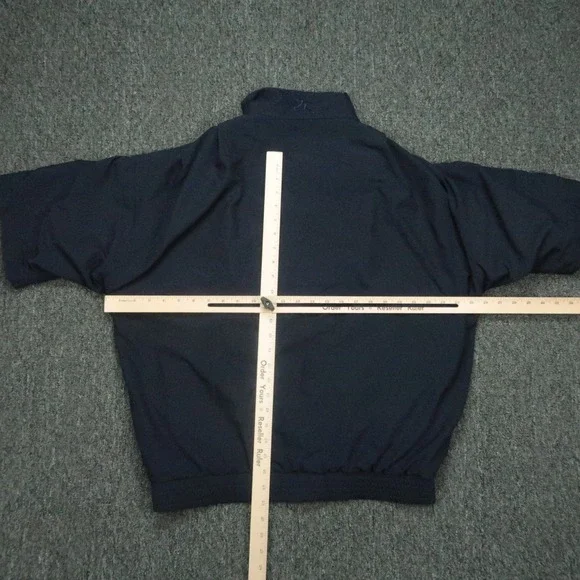 Zero Restriction Jacket Mens Medium Blue Half Zip Gore Tex GTX Pullover VTG
